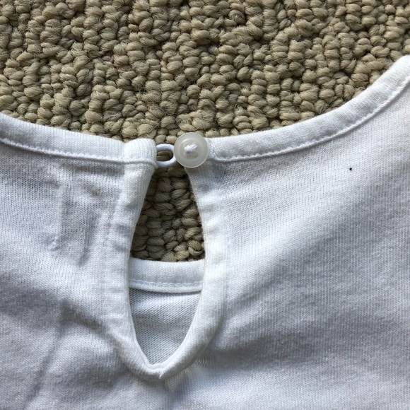 NWOT Janie and Jack girls top grosgrain ribbon bow - Picture 4 of 5